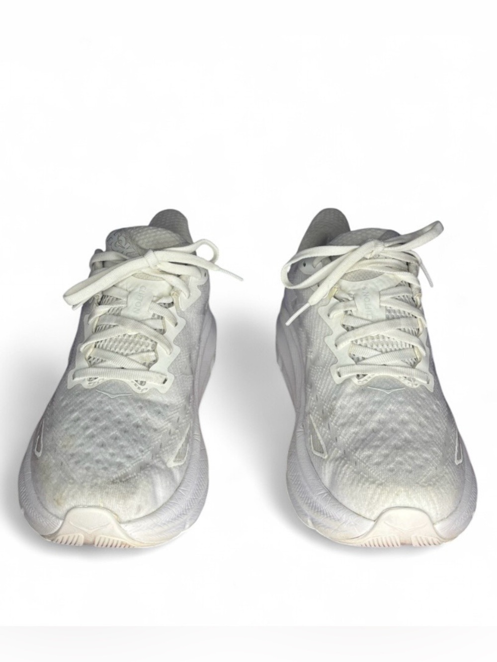 Hoka Clifton 9 - Triple White - Healthcare Running Shoe Sneaker Women Size 8 B